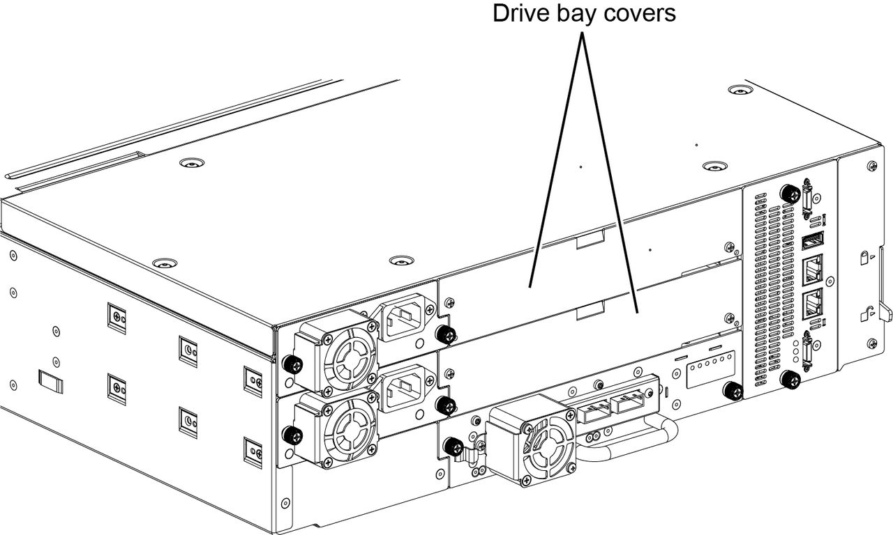 Drive bay covers