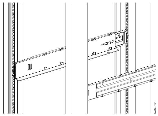 Side rails installed