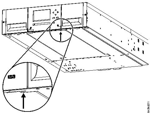 Unlocking the spring loaded lock