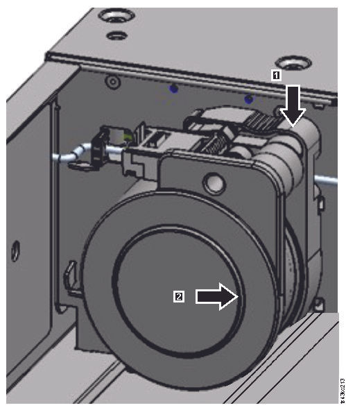Unlocking the spooling mechanism