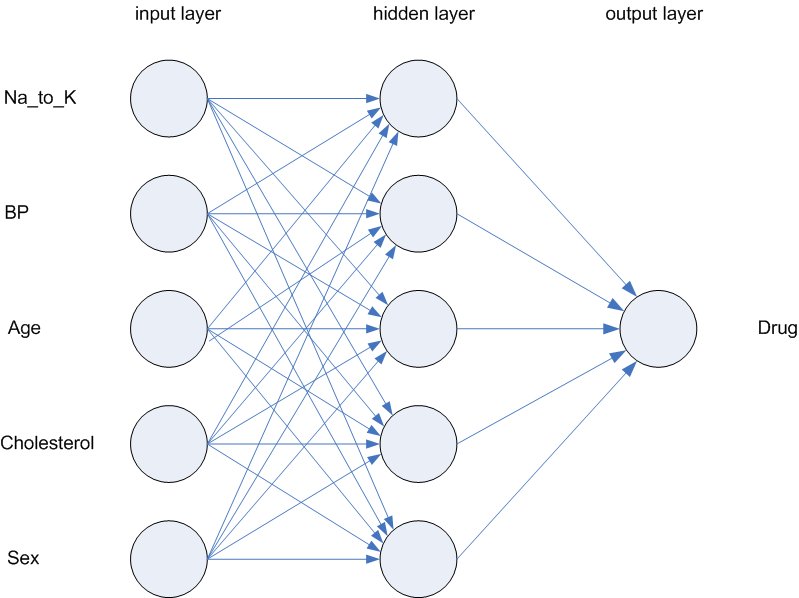 Estructura de una red neuronal