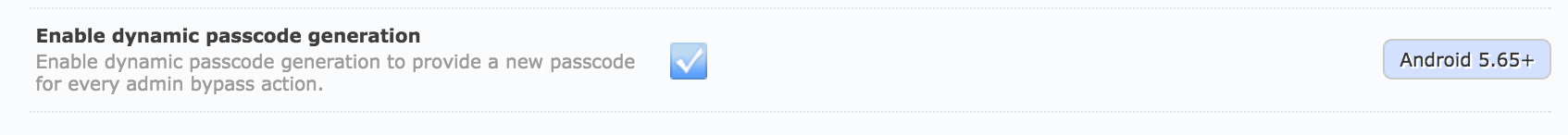 Omisión dinámica del administrador para dispositivos en modalidad de quiosco