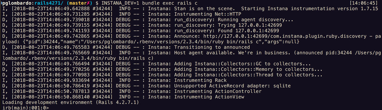 Console Rails