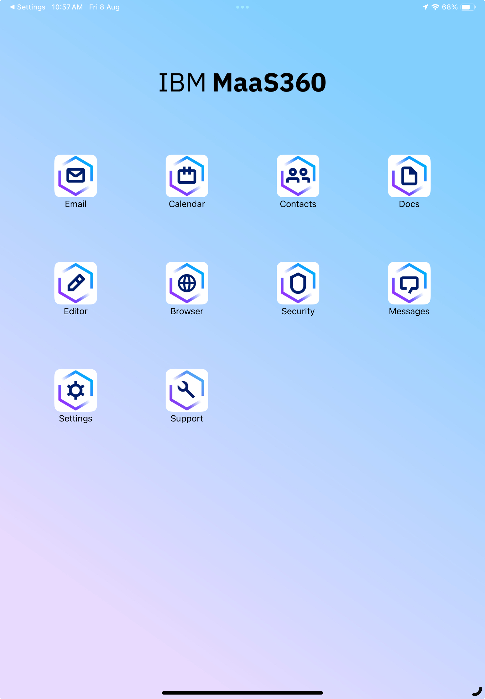 Riquadro App WorkPlace