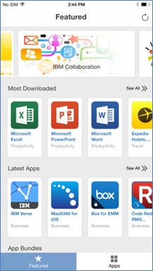 Vista Catalogo app in evidenza