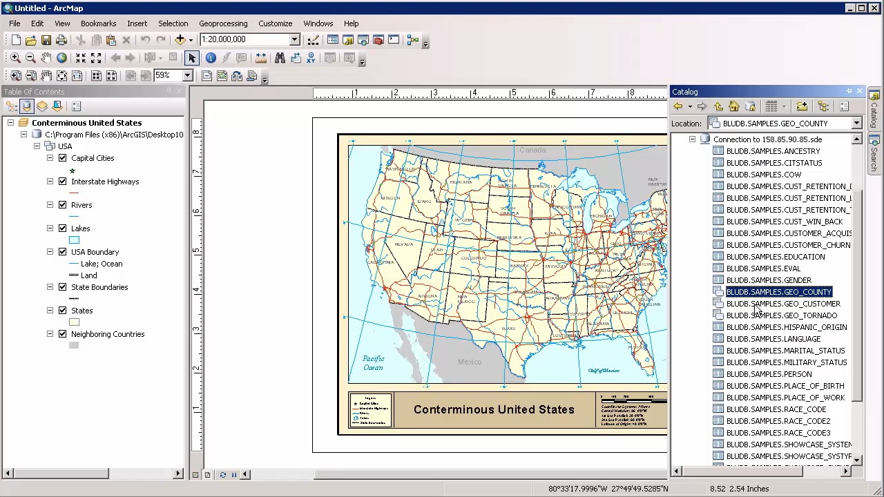 Selecting a preloaded table