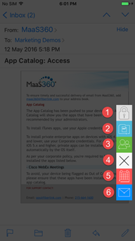 Lista ikon szybkiego przełączania