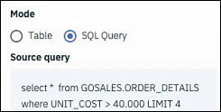 Consulta SQL customizada