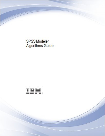 Guia de algoritmos do SPSS Modeler