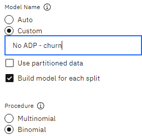 Escolha as opções de modelo
