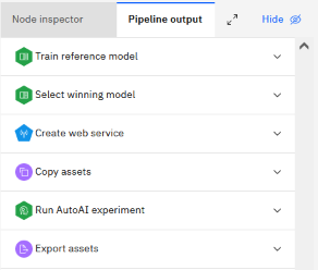 Visualizando a saída de pipeline