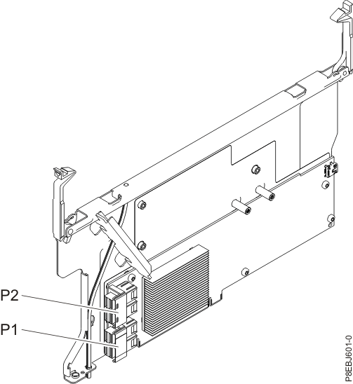 Graphic showing the PCIe3 x8 SAS RAID internal adapter 6 Gb