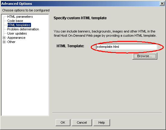 Zavihek Drugo v podoknu Napredne mo�nosti