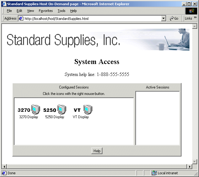 Stran namizja z dodanim besedilom