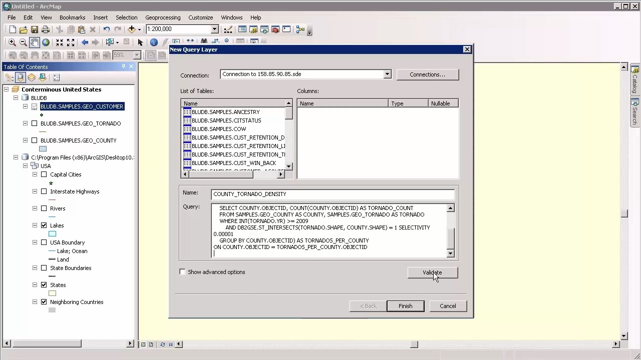 Validating the query layer