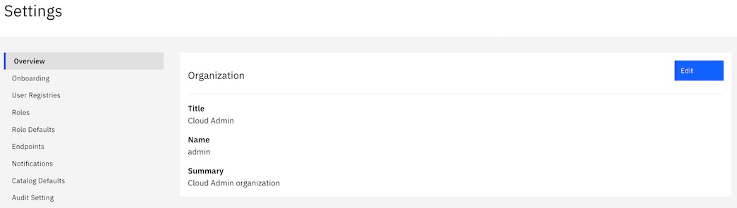 "目录设置" 页面