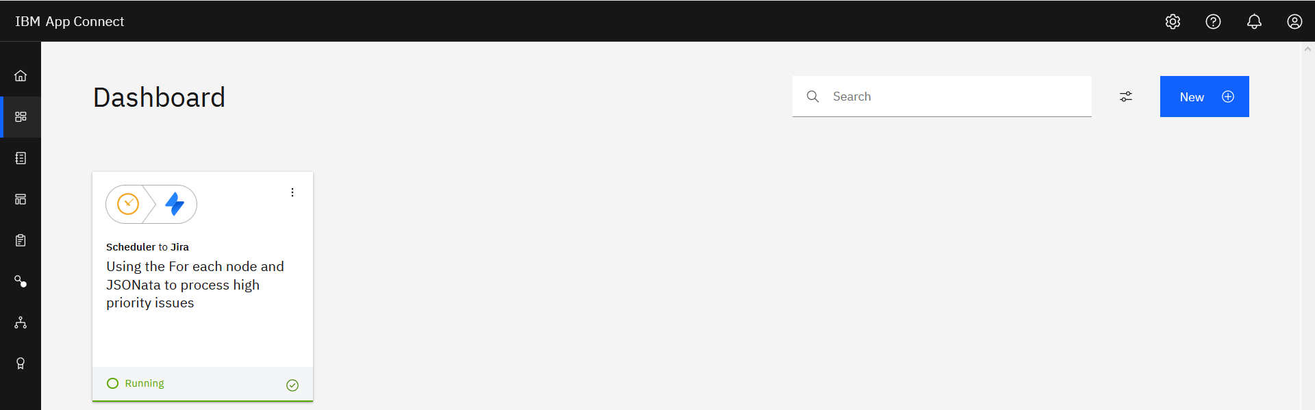 仪表板上流磁贴的示例 仪表板上流磁贴的示例