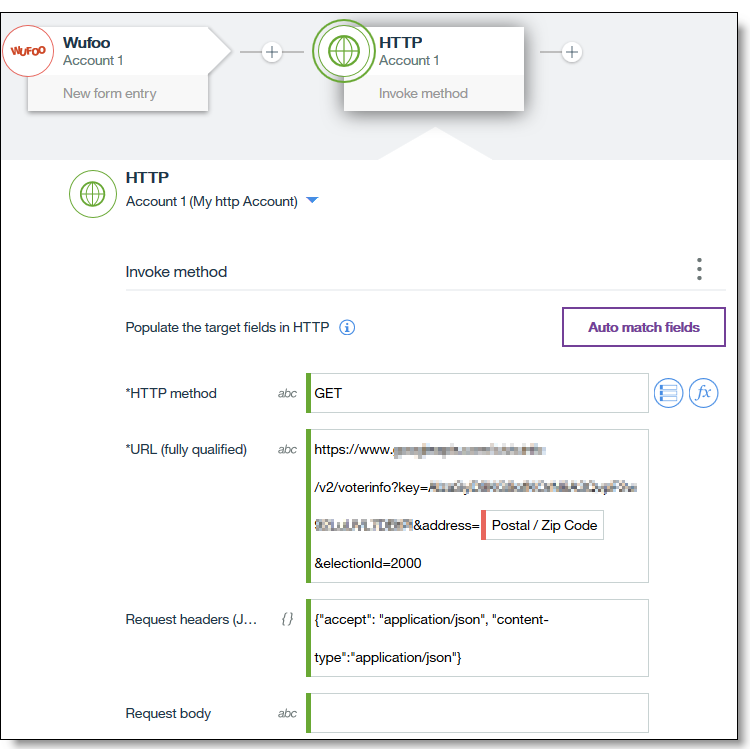 配置 HTTP 调用方法操作 配置 HTTP 调用方法操作