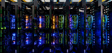 Multiple servers in a data center