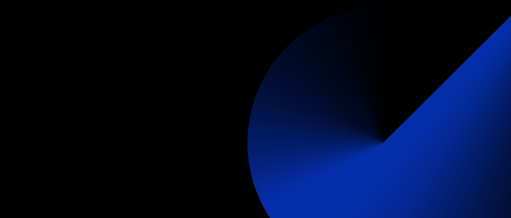검은색 배경 위 파란색의 추상적인 나선형 모양