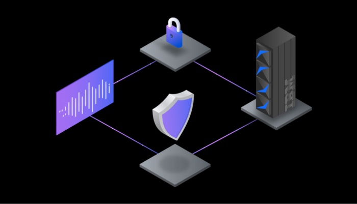 illustration representing secure data