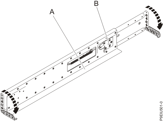 Opening the rail hinge bracket
