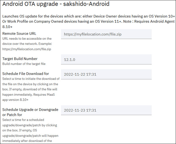 android os update ota upgrade device