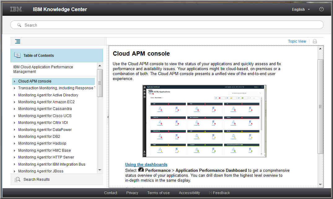 IBM Knowledge Center for the current release