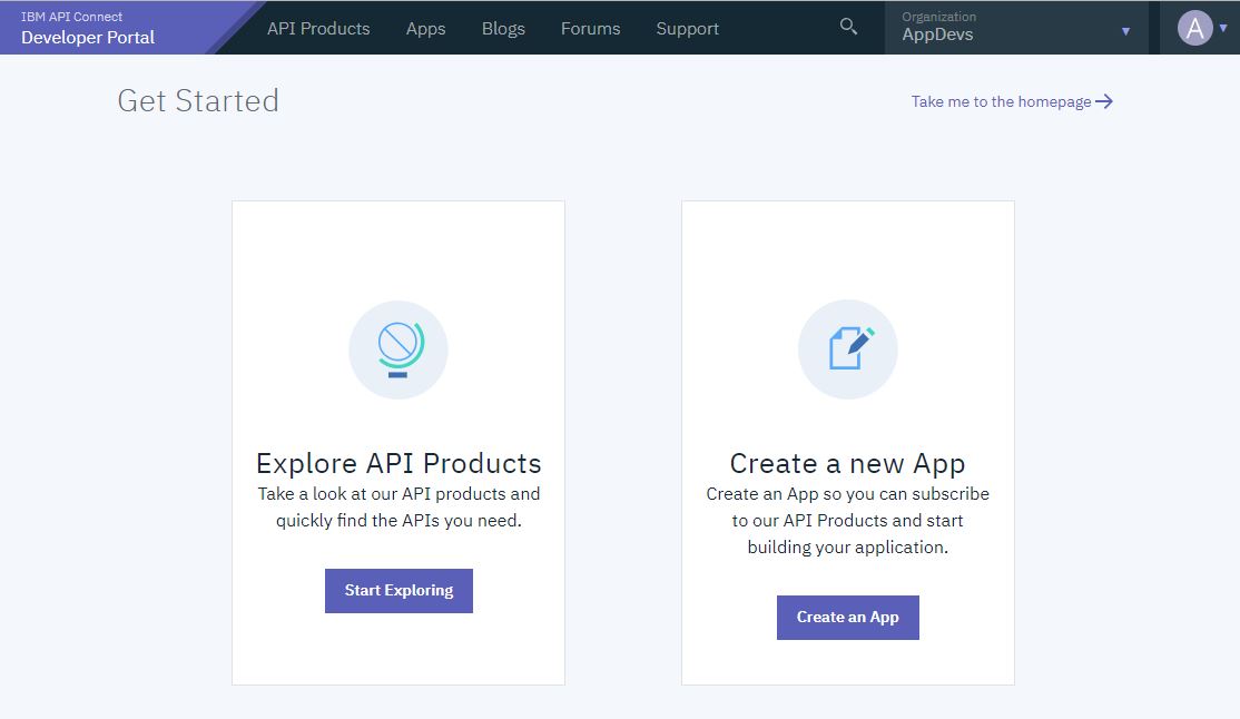Portal Developer home