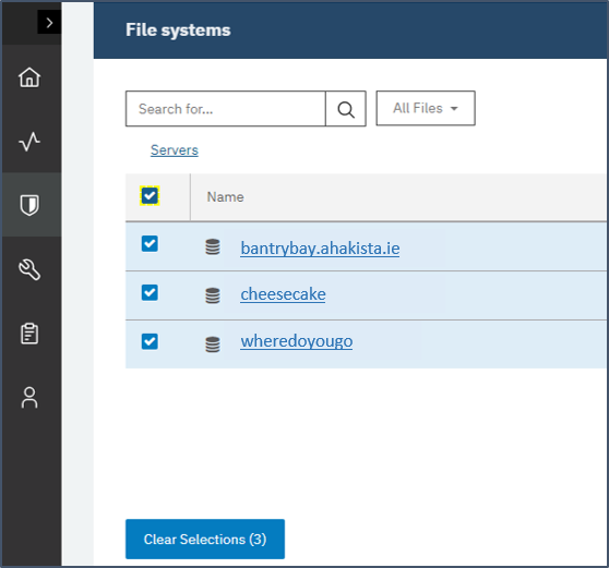 Select file system server
