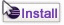 This is a graphical icon of the Install icon.