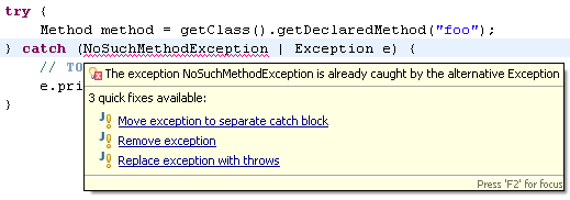Remove exception
