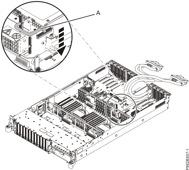 Replacing the water-cooled base function system backplane in the 8247