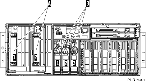 Picture showing example of model system processor assemblies and voltage regulator assemblies (front view)