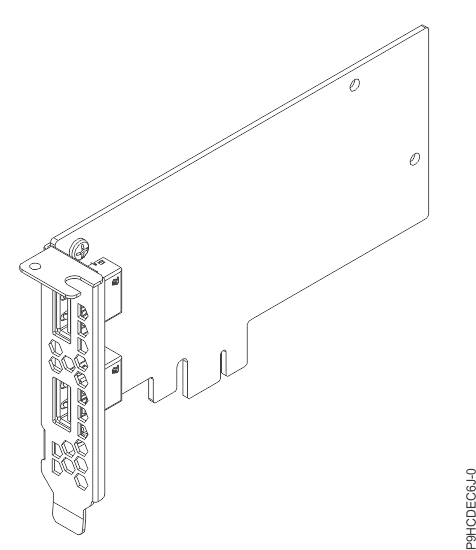PCIe2 LP 2-port USB 3.0 adapter (FC EC6J)