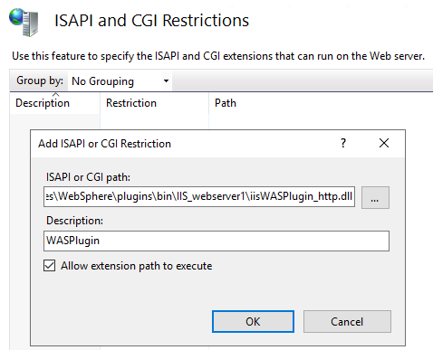 ISAPI and CGI restrictions