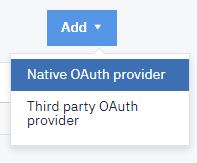 Add new OAuth Provider