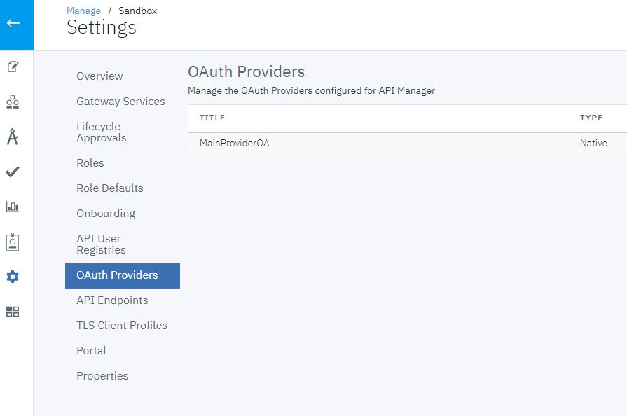 OAuth provider list