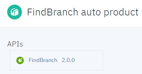 FindBranch product APIs