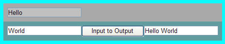 RUI handler example output