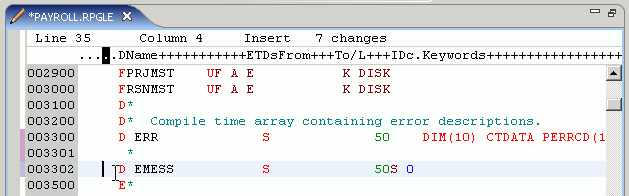 Code generation from wizard