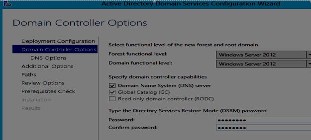 Directory Services Restore Mode password