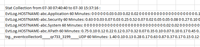 Screenshot of an interval in Statistics.txt