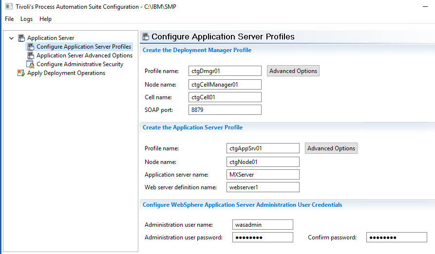 Configure WebSphere Application Server