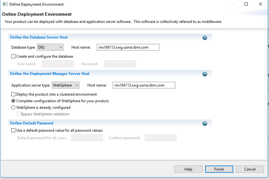 Define Deployment Environment