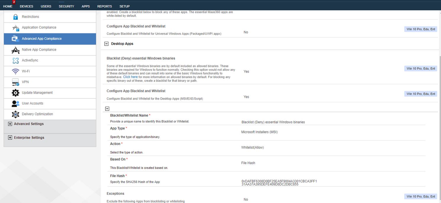 More information about migrating to Advanced App Compliance