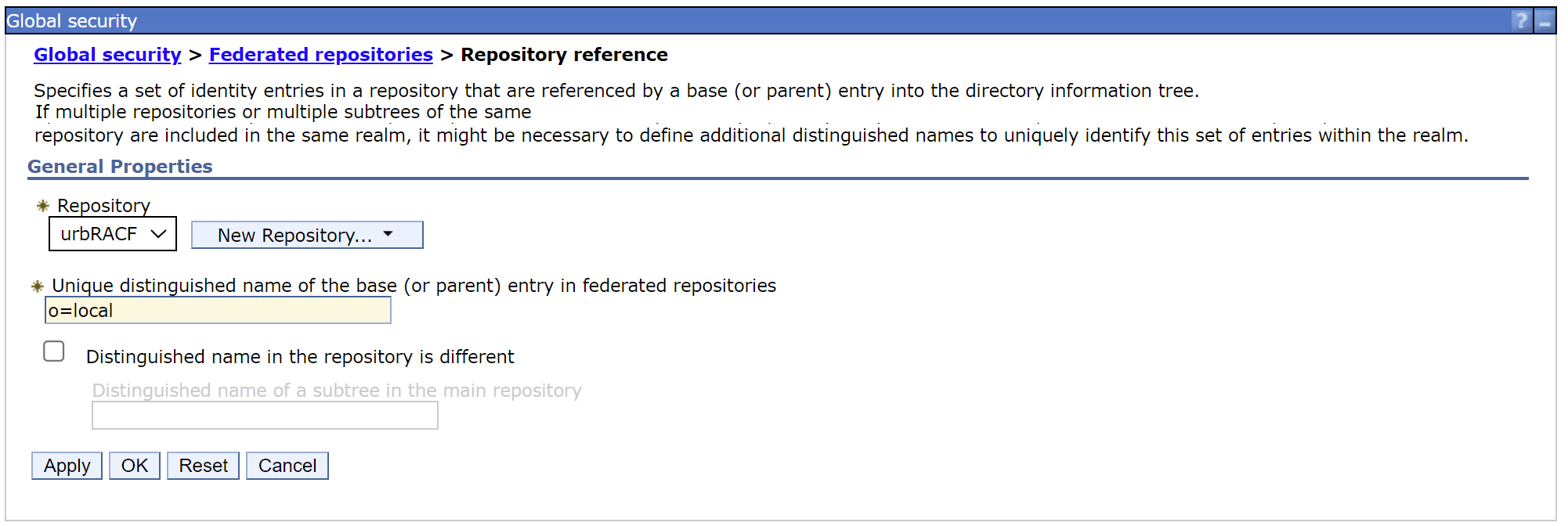 Federated Repository with urBridge