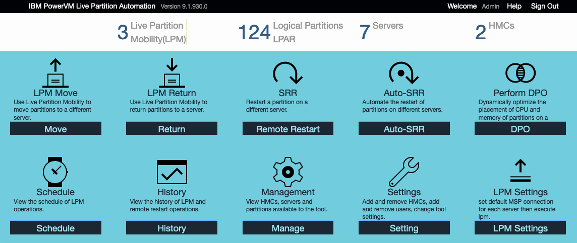 Home Page of LPM/SRR Automation Tool