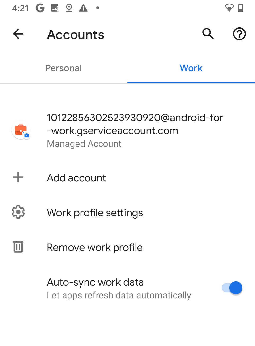 End User Guide: Android Work Profile Enrollment