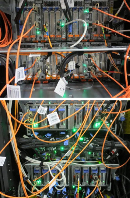 messy cabling